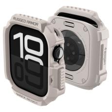 Spigen Spigen Apple Watch 11/10 42 mm Skal Rugged Armor Dune Beige - Teknikhallen.se