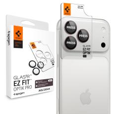 Spigen Spigen iPhone 18 Pro/18 Pro Max 2-PACK Linsskydd Optik Pro GLAS.tR 'Ez Fit' - Teknikhallen.se