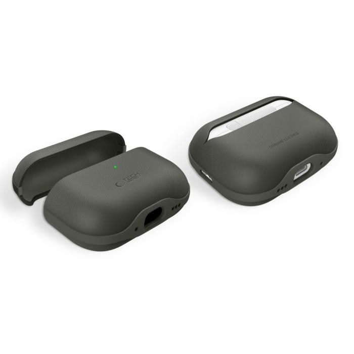 Bild 5, Tech-Protect Tech-Protect AirPods Pro 3 Skal NaturalFit Olive Green - Teknikhallen.se