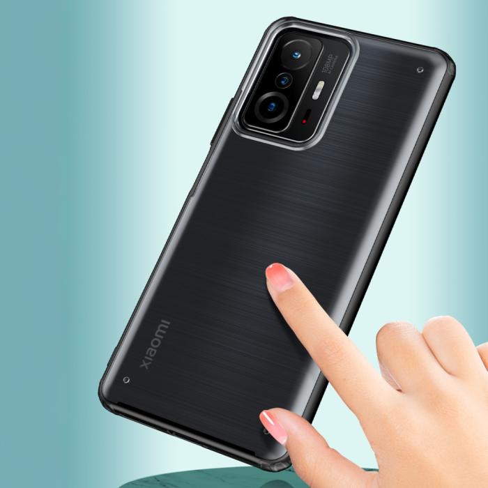 Bild 4,  Xiaomi 11T / 11T Pro Skal Armor Hybrid Svart - Teknikhallen.se