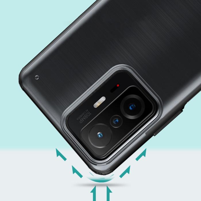 Bild 6,  Xiaomi 11T / 11T Pro Skal Armor Hybrid Svart - Teknikhallen.se