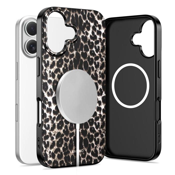 Bild 2, Tech-Protect Tech-Protect iPhone 17 Skal MagSafe Lamano Leopard - Teknikhallen.se