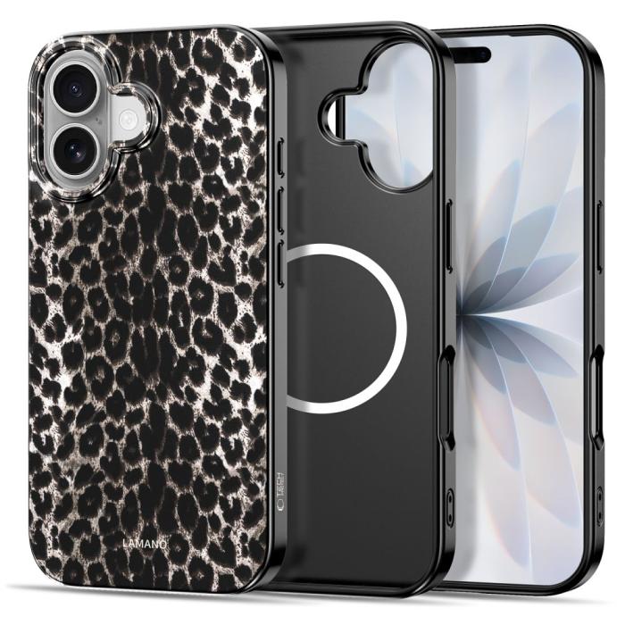 Bild 3, Tech-Protect Tech-Protect iPhone 17 Skal MagSafe Lamano Leopard - Teknikhallen.se