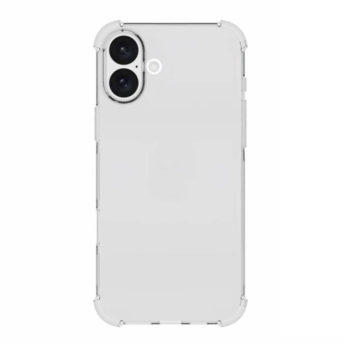 Bild 2,  iPhone 16 Plus Skal Shockproof TPU Transparent - Teknikhallen.se