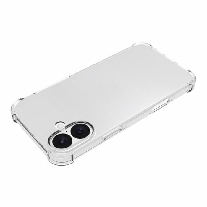 Bild 4,  iPhone 16 Plus Skal Shockproof TPU Transparent - Teknikhallen.se