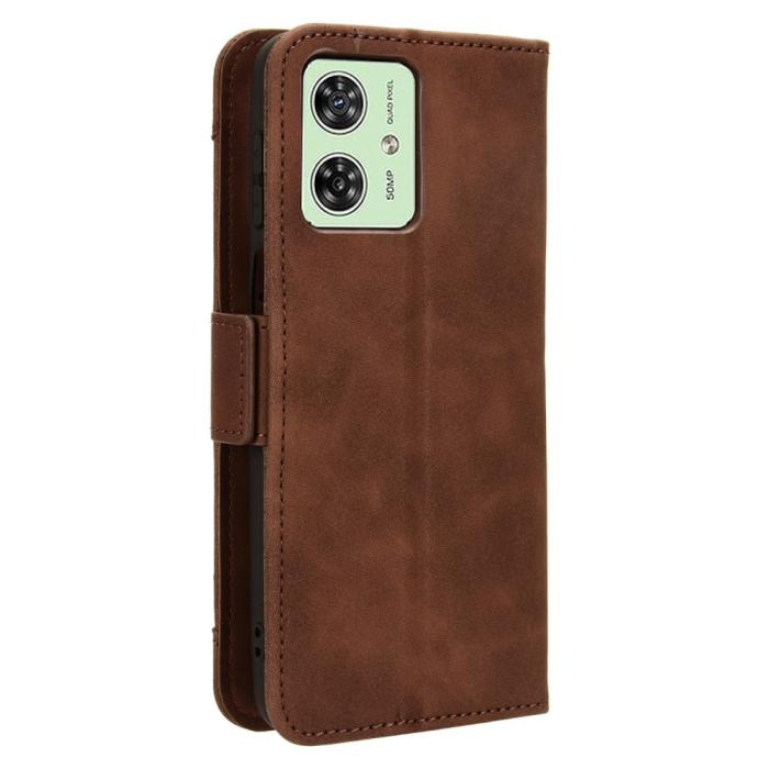Bild 6,  Motorola Moto G54 5G Fodral Med Avtagbart Kortfodral Brun - Teknikhallen.se
