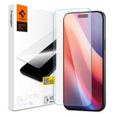 Spigen Spigen iPhone 16 / 15 Sk&auml;rmskydd Slim Glas.tR H&auml;rdat Glas - Teknikhallen.se