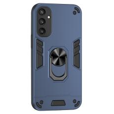  Samsung Galaxy S25 Skal Hybrid Armor Ring Bl&aring; - Teknikhallen.se