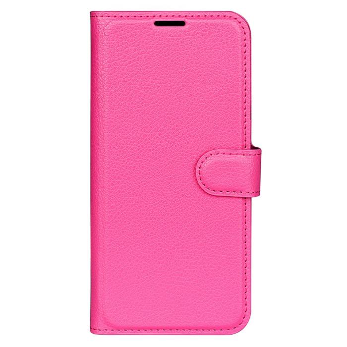 Bild 5,  Xiaomi Redmi Note 12 Pro 5G Fodral Litchi Läder Rosa - Teknikhallen.se