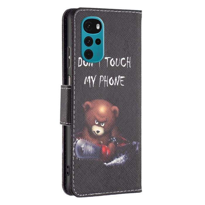 Bild 3,  Motorola Moto G22 Fodral Tryck Dont Touch My Phone - Teknikhallen.se