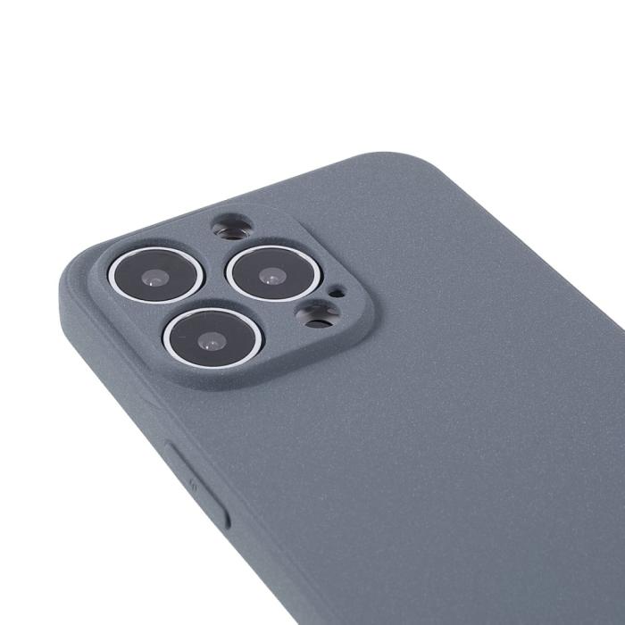 Bild 6,  iPhone 13 Pro Max Skal Matt TPU Grå - Teknikhallen.se