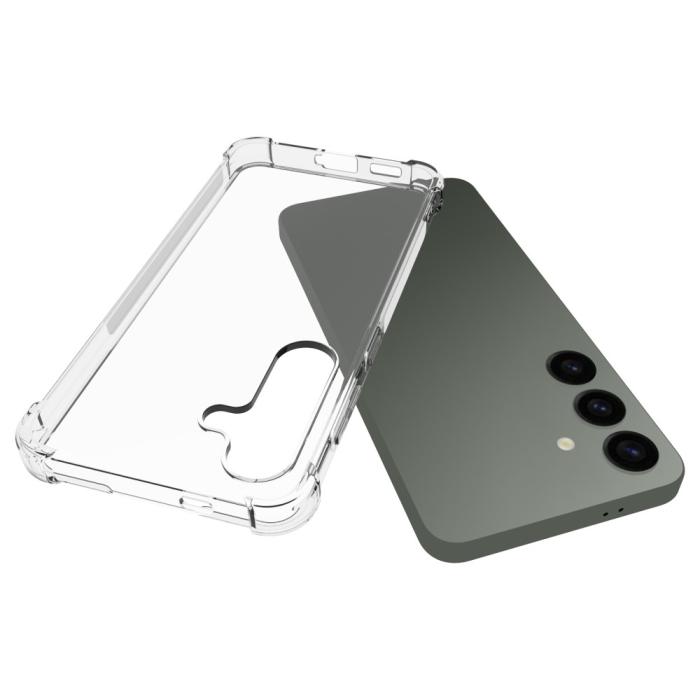 Bild 2,  Samsung Galaxy S24 Skal Shockproof TPU Transparent - Teknikhallen.se
