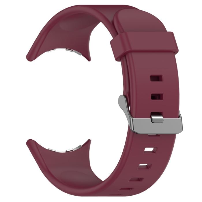 Bild 3,  Google Pixel Watch 4 / 3 45 mm Armband Silikon Vinröd - Teknikhallen.se