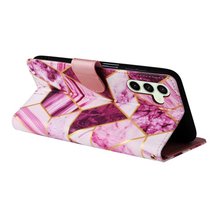 Bild 4,  Samsung Galaxy S24 FE Fodral Marmor Rosa - Teknikhallen.se
