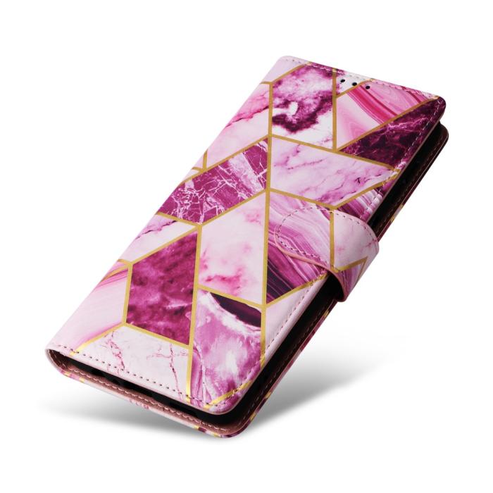Bild 5,  Samsung Galaxy S24 FE Fodral Marmor Rosa - Teknikhallen.se