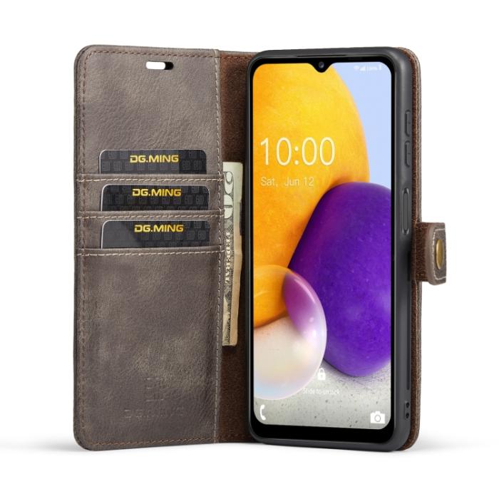 Bild 4, DG.MING DG.MING Samsung Galaxy A13 4G 2in1 Magnet Fodral / Skal Grå - Teknikhallen.se