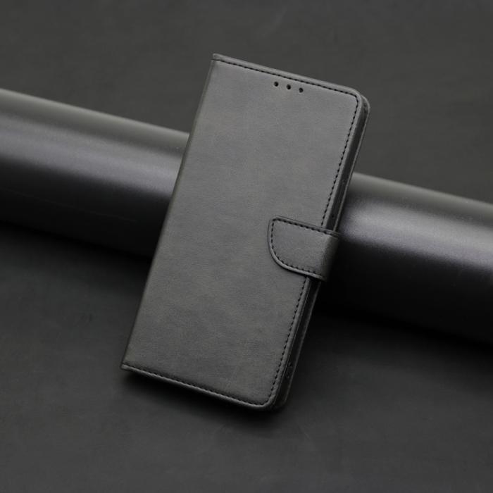 Bild 6,  Motorola Moto G13 / G23 / G53 5G Fodral Solid Läder Svart - Teknikhallen.se