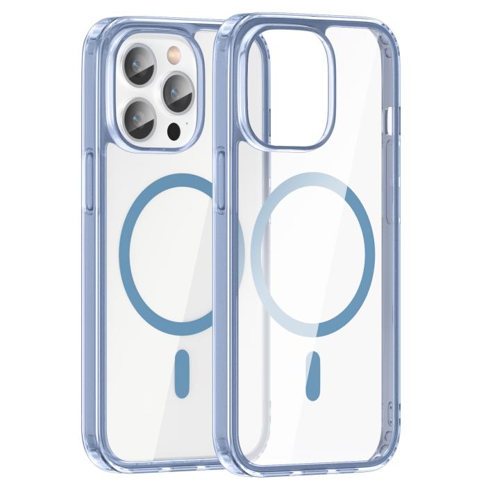 Bild 2, ColorPop ColorPop iPhone 13 Pro Skal CH MagSafe Transparent/Ljus Blå - Teknikhallen.se