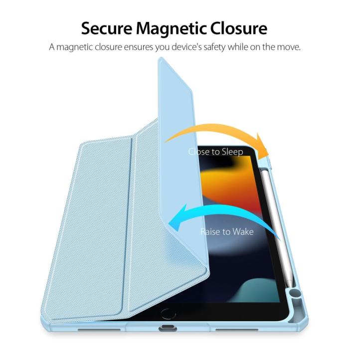 Bild 6, DUX DUCIS DUX DUCIS iPad 11 2025 / 10.9 2022 Fodral TOBY Tri-Fold Blå - Teknikhallen.se
