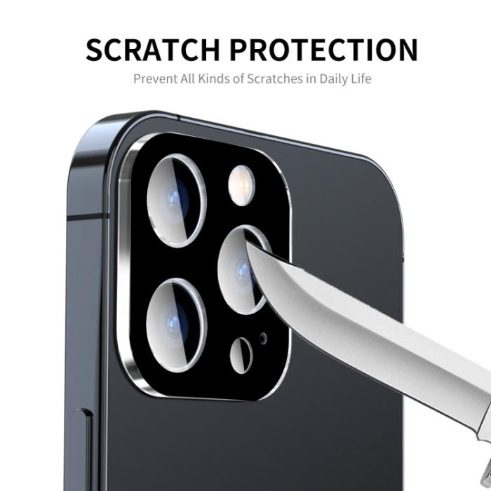 Bild 4, ENKAY ENKAY iPhone 15 Pro / 15 Pro Max 2-PACK Linsskydd Härdat Glas - Teknikhallen.se