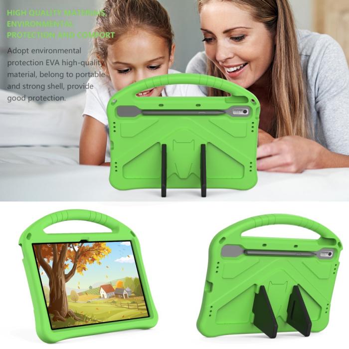 Bild 3,  Lenovo Tab P11 Pro Gen 2 Skal EVA Shockproof för Barn Grön - Teknikhallen.se