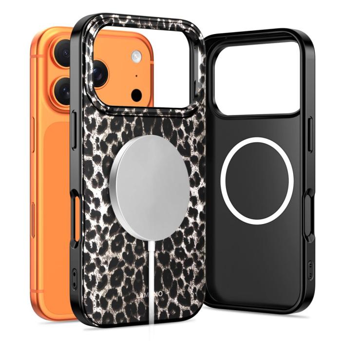 Bild 3, Tech-Protect Tech-Protect iPhone 17 Pro Skal MagSafe Lamano Leopard - Teknikhallen.se