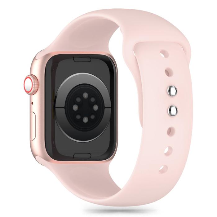 Bild 2, Tech-Protect Tech-Protect Apple Watch 38/40/41/42 mm Armband Silikon Rosa - Teknikhallen.se
