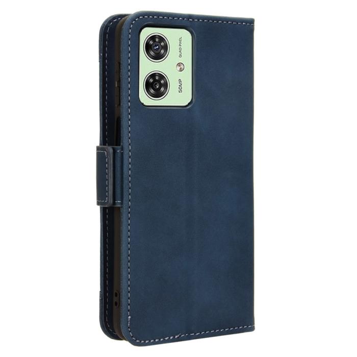 Bild 6,  Motorola Moto G54 5G Fodral Med Avtagbart Kortfodral Blå - Teknikhallen.se
