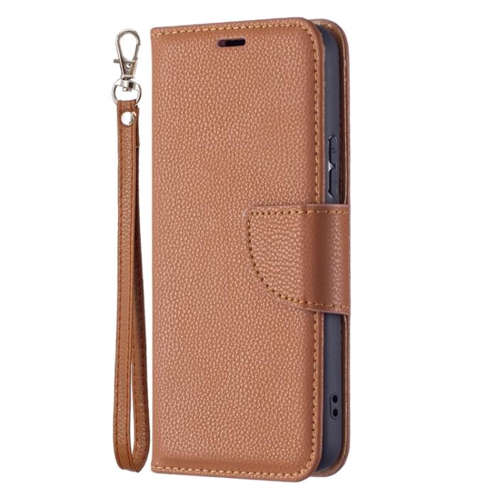 Bild 2,  Samsung Galaxy S22 Fodral Litchi Shark Brun - Teknikhallen.se