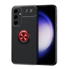  Samsung Galaxy S23 FE Skal Ring Svart/R&ouml;d - Teknikhallen.se