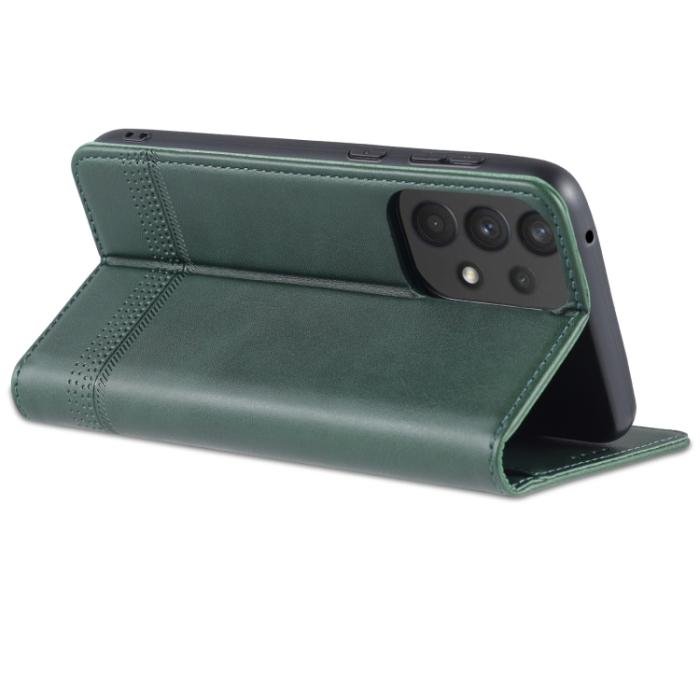 Bild 4, AZNS AZNS Samsung Galaxy A33 5G Fodral Flip Mörk Grön - Teknikhallen.se