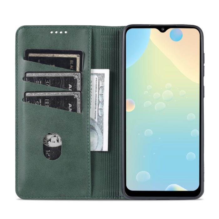 Bild 5, AZNS AZNS Samsung Galaxy A33 5G Fodral Flip Mörk Grön - Teknikhallen.se