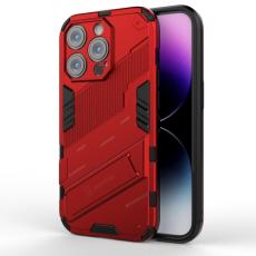  iPhone 14 Pro Skal Hybrid Med Kickstand R&ouml;d - Teknikhallen.se