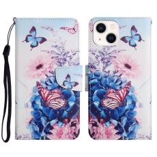  iPhone 14 Fodral Med Tryck Fj&auml;rilar - Teknikhallen.se