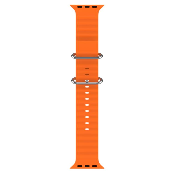 Bild 3, ColorPop Apple Watch 42/41/40/38 mm Armband Ocean Wave Orange - Teknikhallen.se
