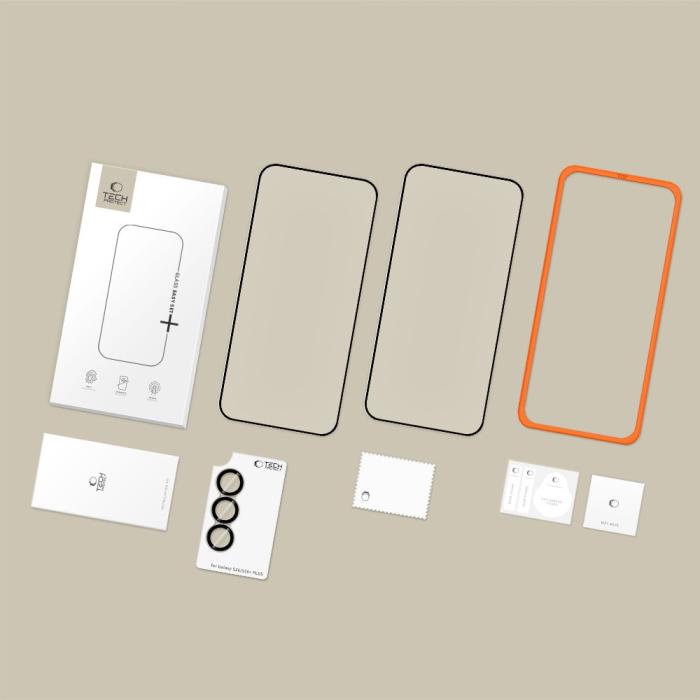 Bild 3, Tech-Protect Tech-Protect Galaxy S26 3-PACK Skärmskydd / Linsskydd - Teknikhallen.se