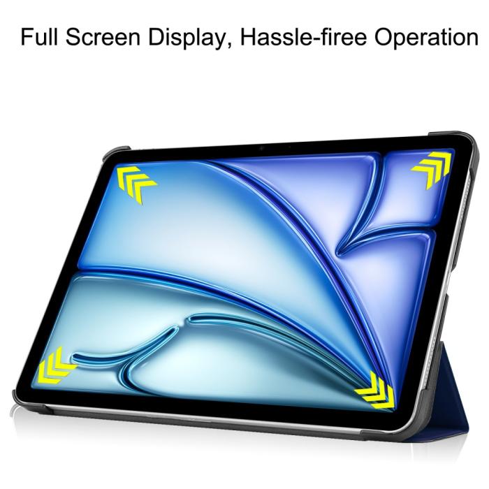 Bild 4,  iPad Air 13 2026-2024 Fodral Tri-Fold Mörk Blå - Teknikhallen.se