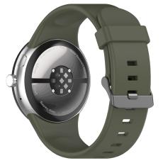  Google Pixel Watch 4 / 3 45 mm Armband Silikon Gr&ouml;n - Teknikhallen.se