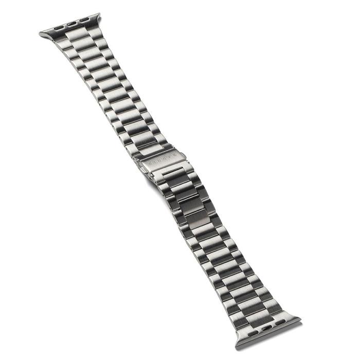Bild 2, Ringke Ringke Apple Watch 42/44/45/46/49 mm Armband Metal OneAir Silver - Teknikhallen.se
