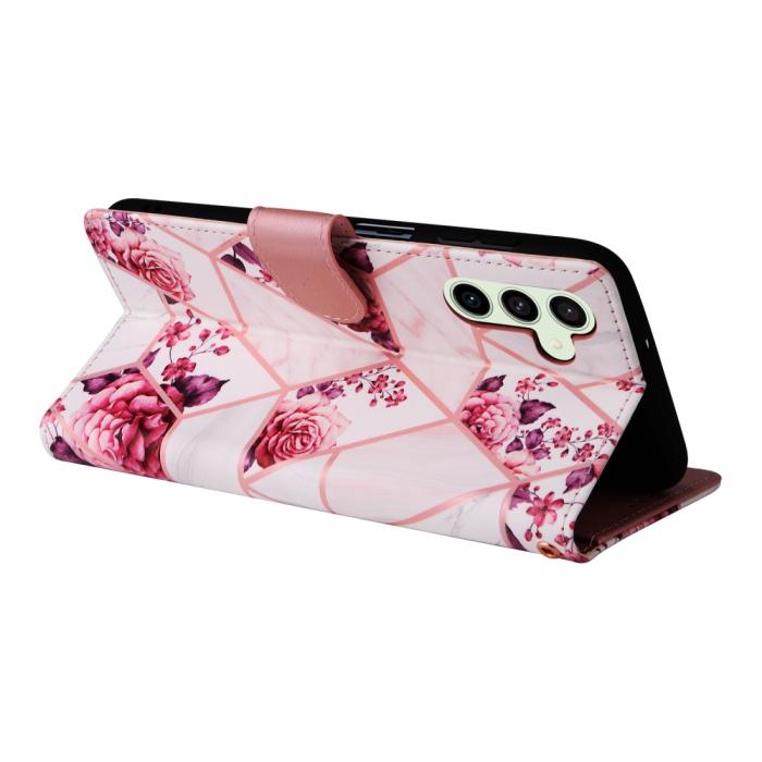 Bild 4,  Samsung Galaxy S24 FE Fodral Marmor Rosa - Teknikhallen.se