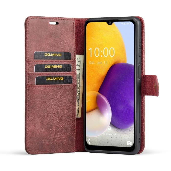 Bild 4, DG.MING DG.MING Samsung Galaxy A13 4G 2in1 Magnet Fodral / Skal Röd - Teknikhallen.se
