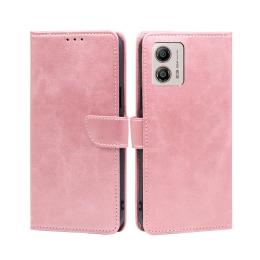  Motorola Moto G13 / G23 / G53 5G Fodral Solid Läder Roséguld - Teknikhallen.se