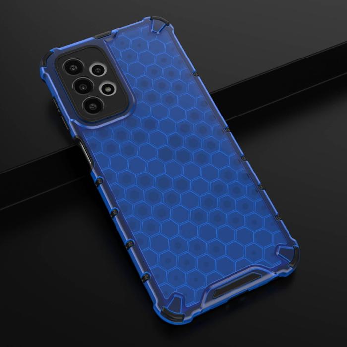 Bild 3,  Samsung Galaxy A23 5G Skal Honeycomb Shockproof Blå - Teknikhallen.se