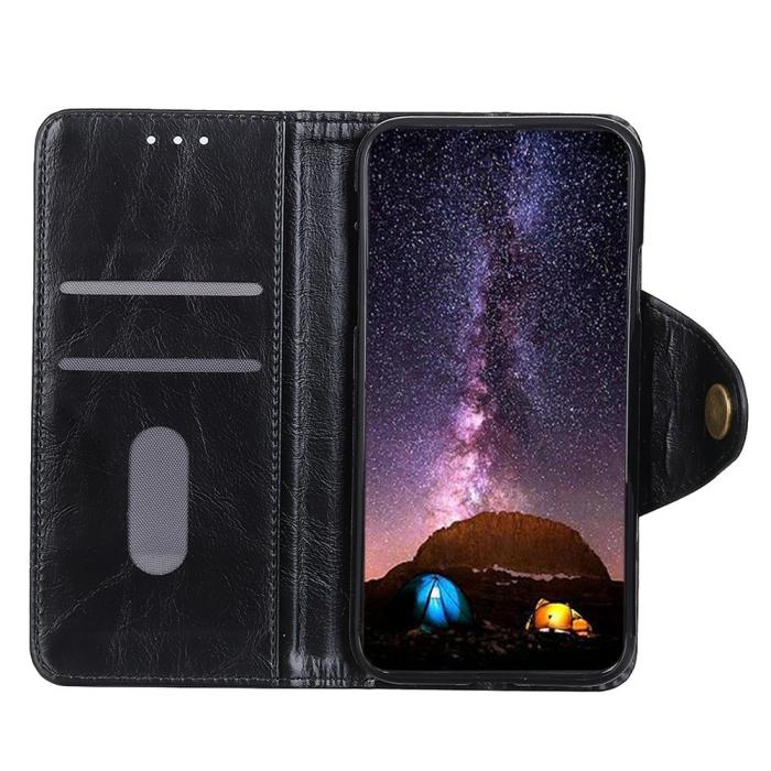 Bild 2,  Motorola Edge 30 Neo 5G Fodral Magnetisk Mässing Svart - Teknikhallen.se