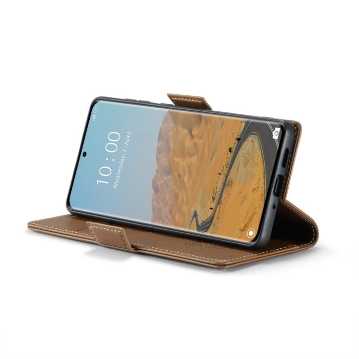 Bild 4, CASEME CASEME Redmi Note 14 Pro/Pro Plus 5G Fodral RFID Läder Brun - Teknikhallen.se