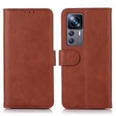  Xiaomi 12T / 12T Pro Fodral Solid L&auml;der Brun - Teknikhallen.se
