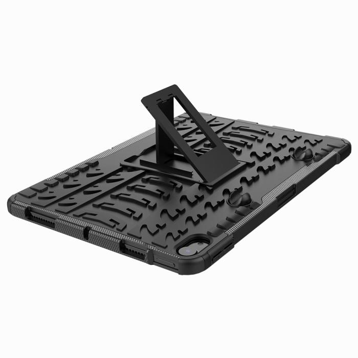 Bild 4,  iPad Air 2026-2020 Skal Rugged Kickstand Armor Svart - Teknikhallen.se