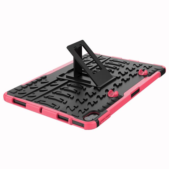 Bild 4,  iPad Air 2025-2020 Skal Rugged Kickstand Armor Rosa - Teknikhallen.se