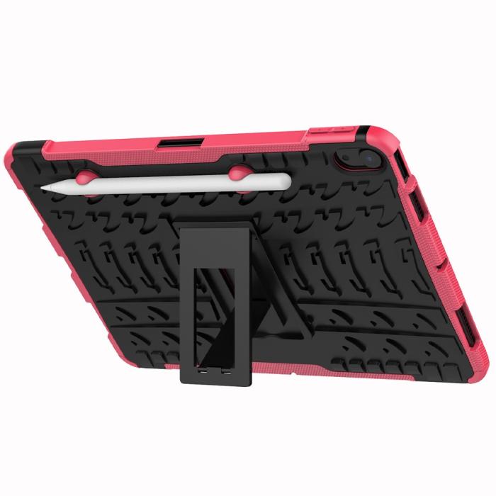 Bild 5,  iPad Air 2025-2020 Skal Rugged Kickstand Armor Rosa - Teknikhallen.se