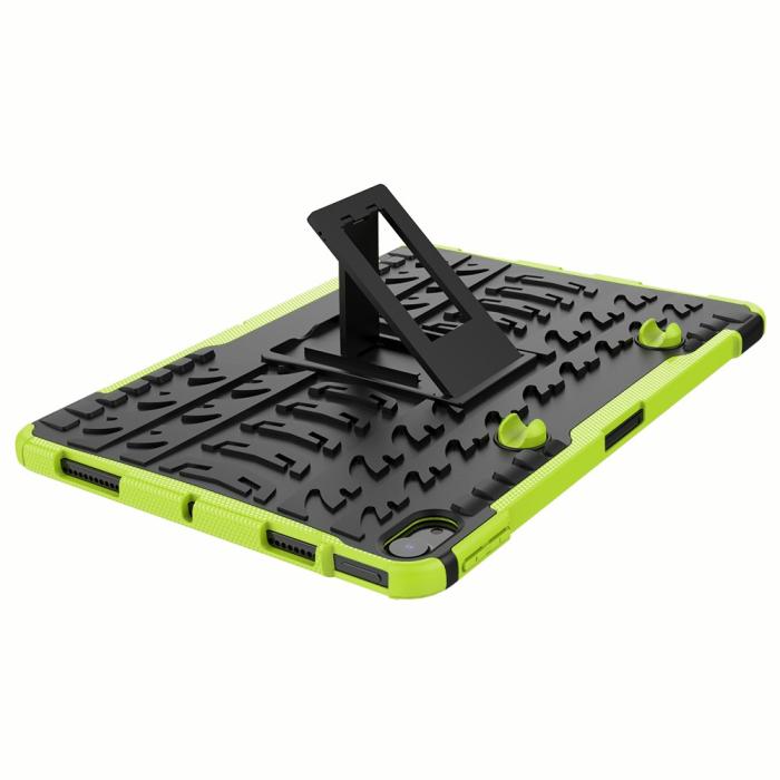 Bild 4,  iPad Air 2026-2020 Skal Rugged Kickstand Armor Grön - Teknikhallen.se